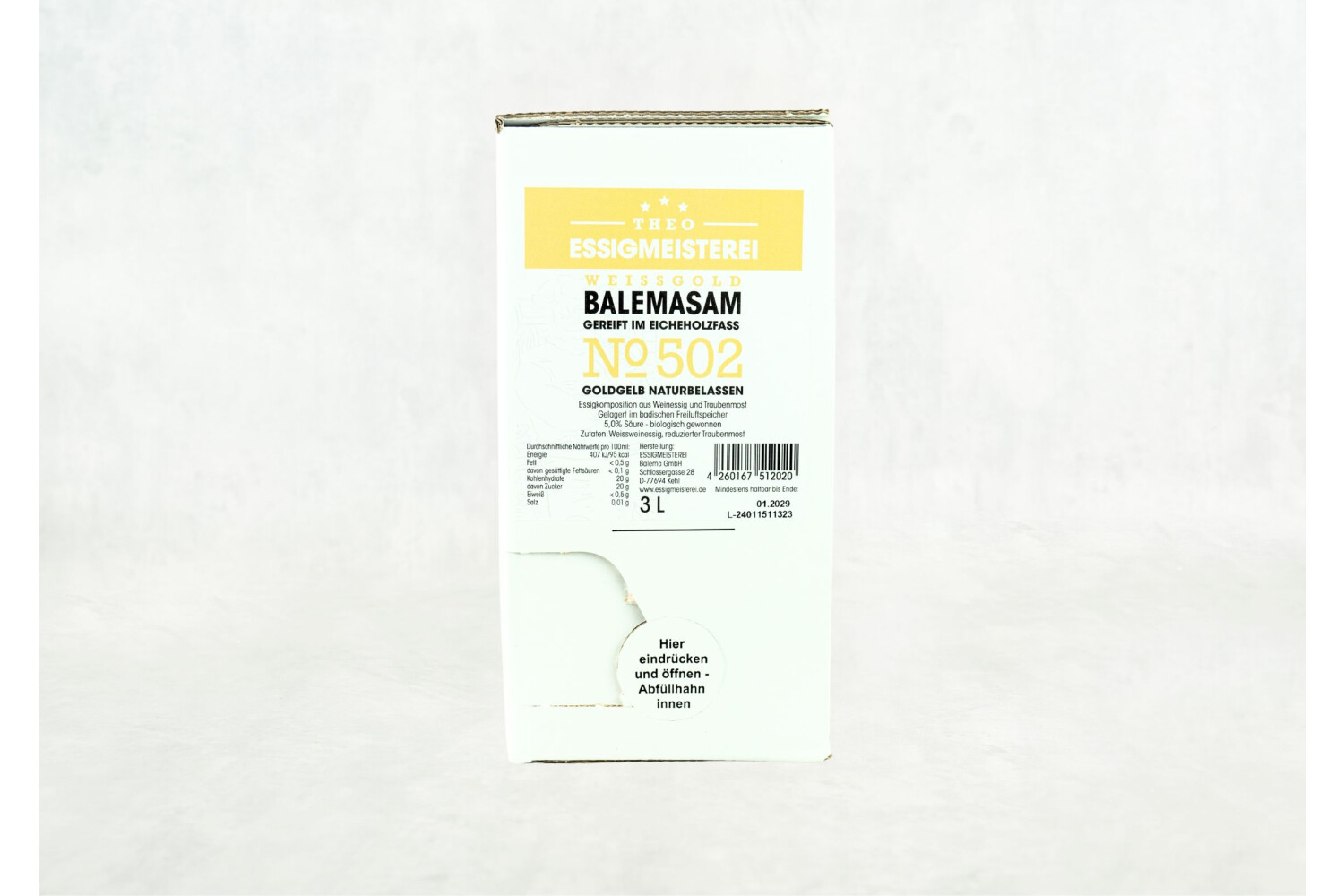 Balsamessig weiß I BALEMA