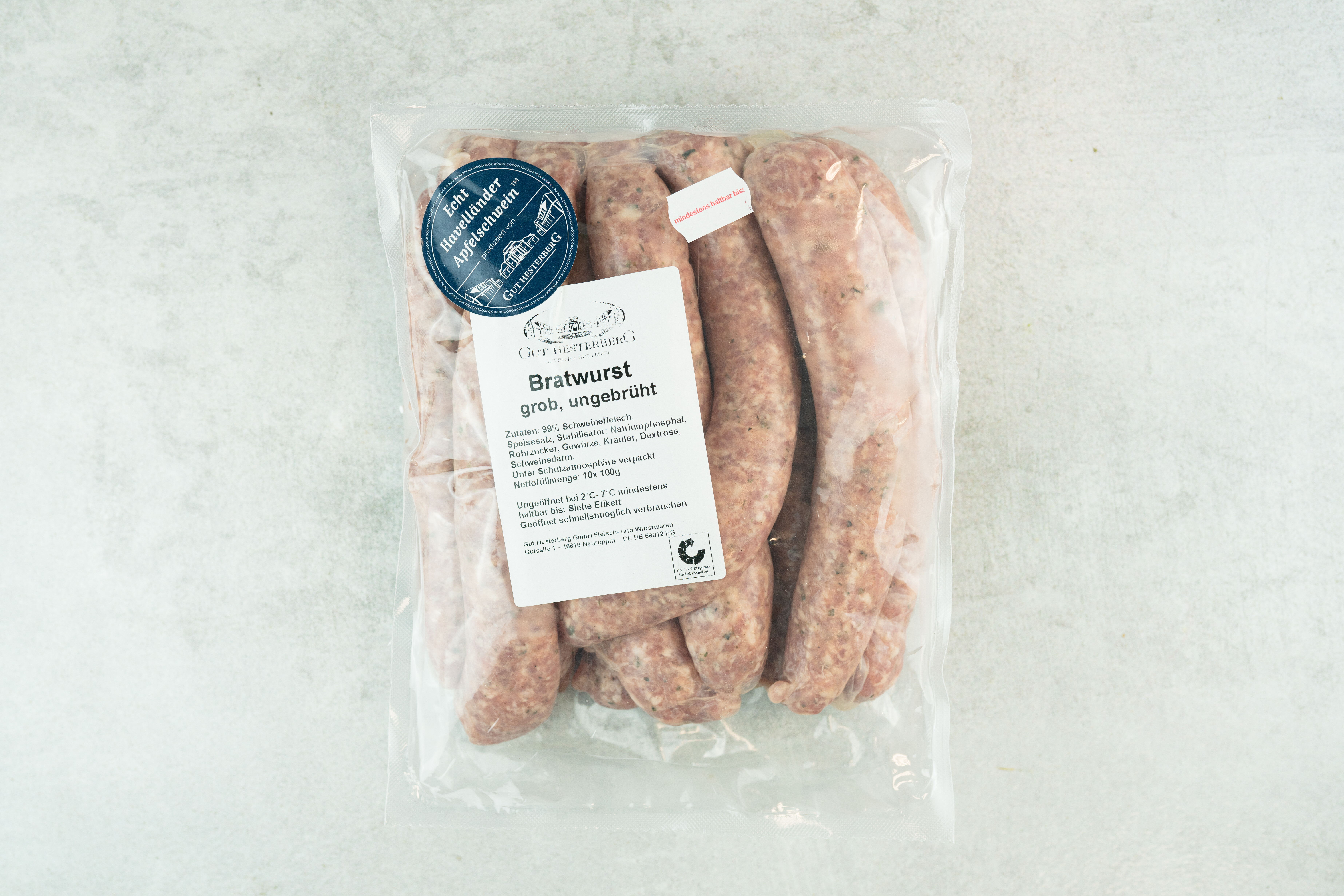 Bratwurst grob I ECHT HAVELLÄNDER APFELSCHWEIN
