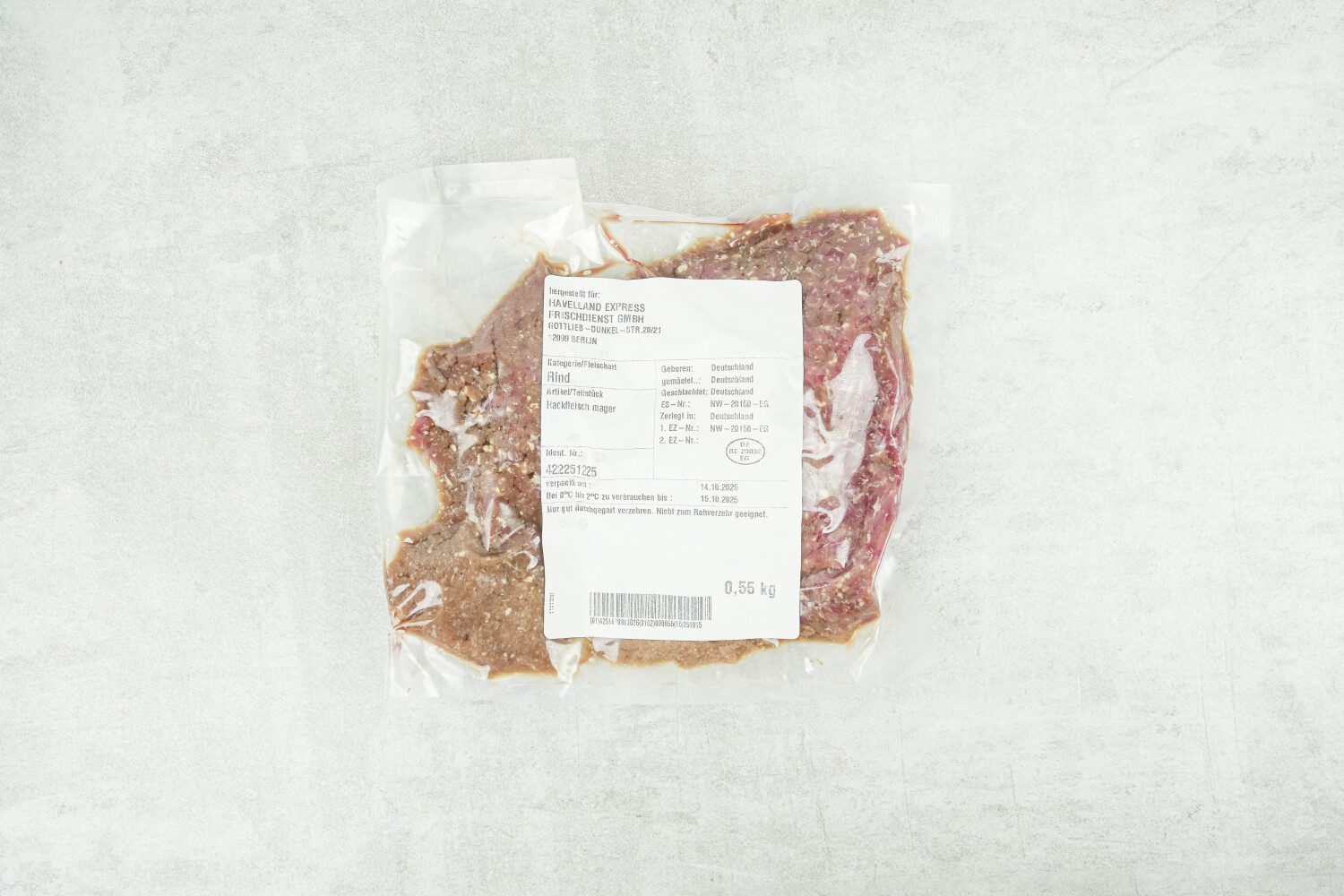 Rinderschabefleisch
