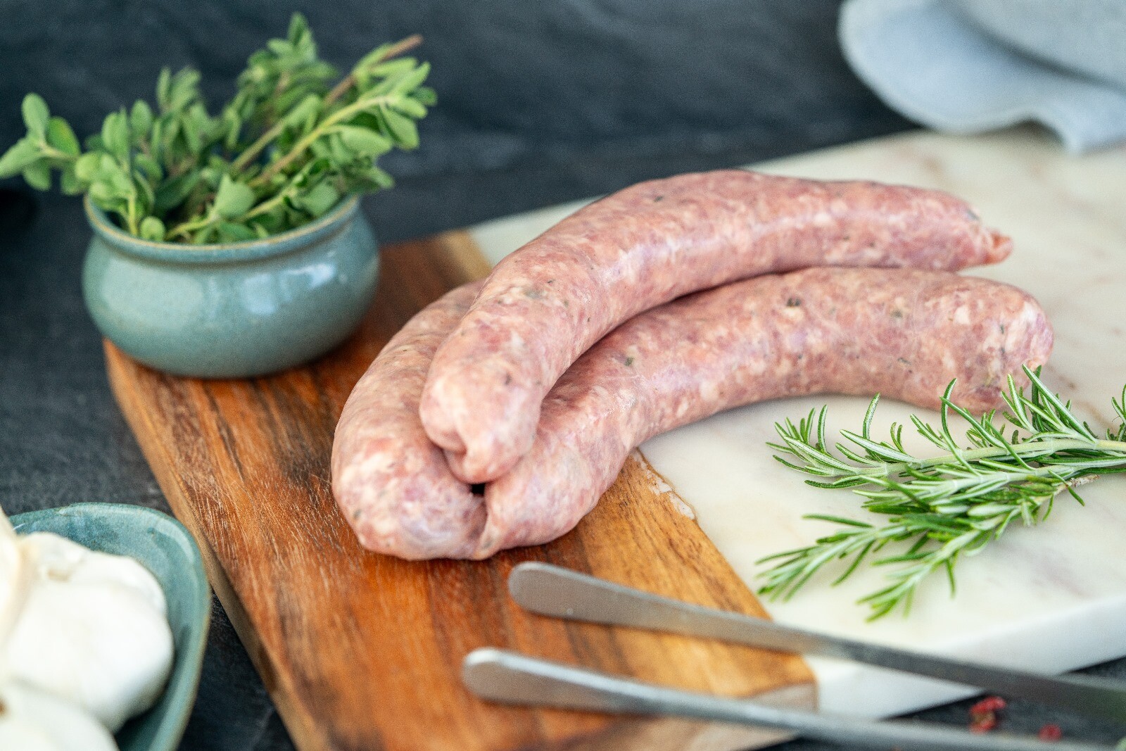 Bratwurst grob ´Provence´ I ECHT HAVELLÄNDER APFELSCHWEIN