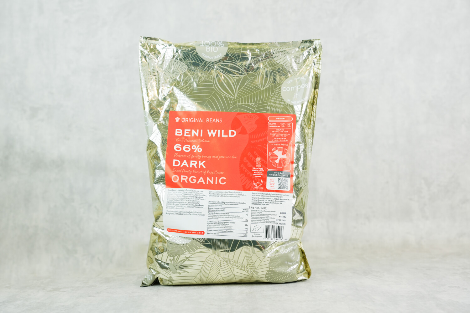 Kuvertüre 66 % Beni I ORIGINAL BEANS