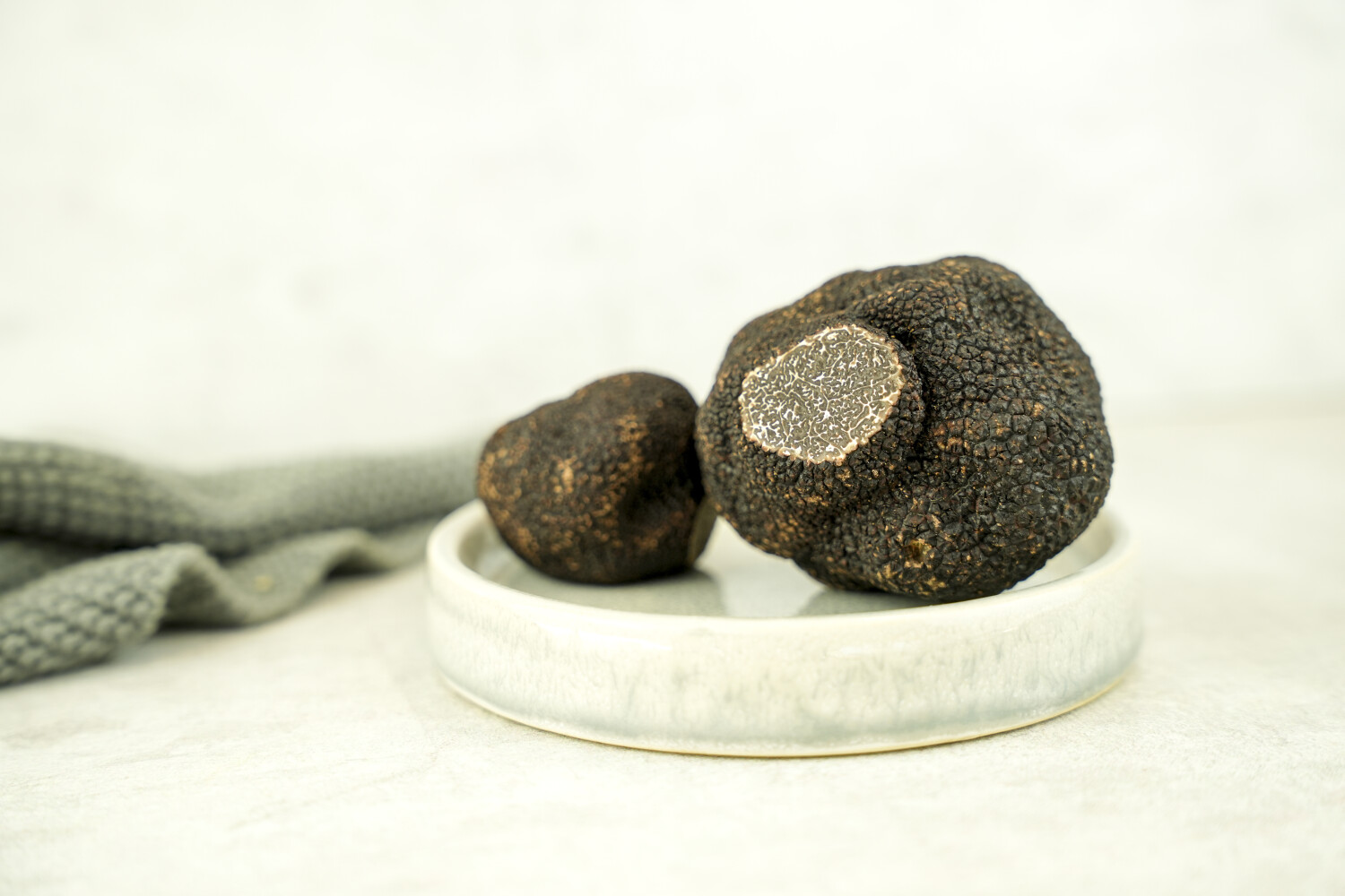 Wintertrüffel geschnitten