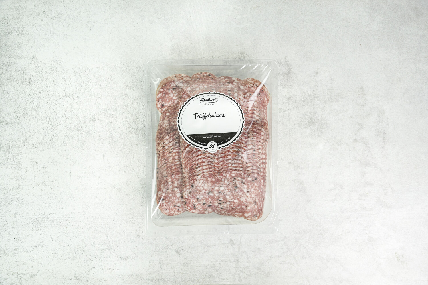 Salami Trüffel geschnitten