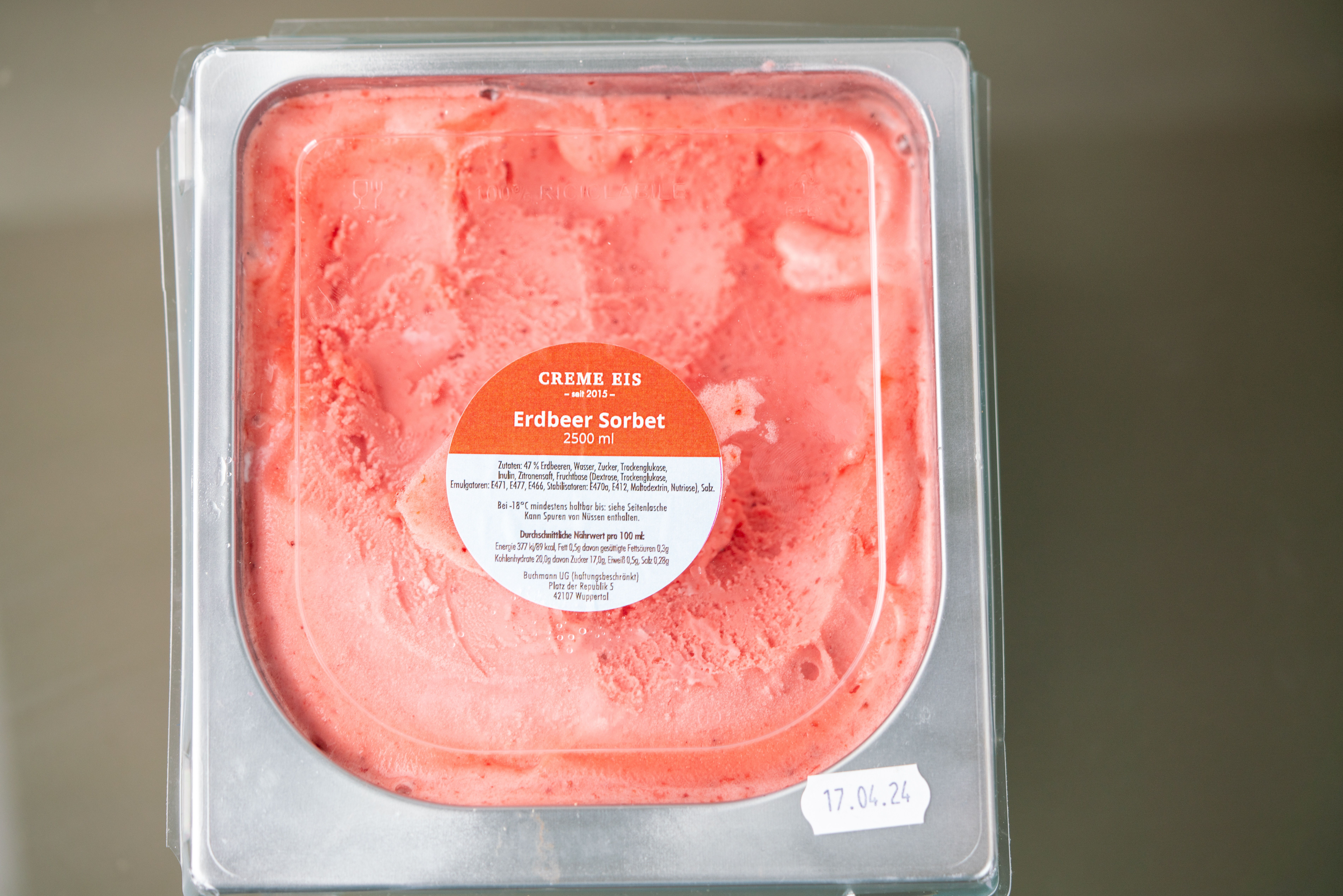 Erdbeer-Sorbet I CREME EIS