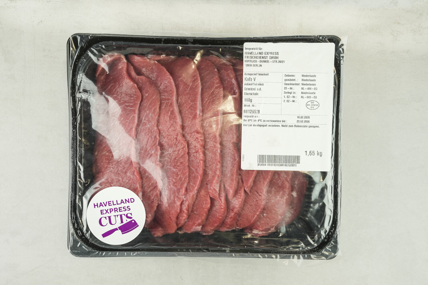Kalbsschnitzel rosé I HAVELLAND CUTS 