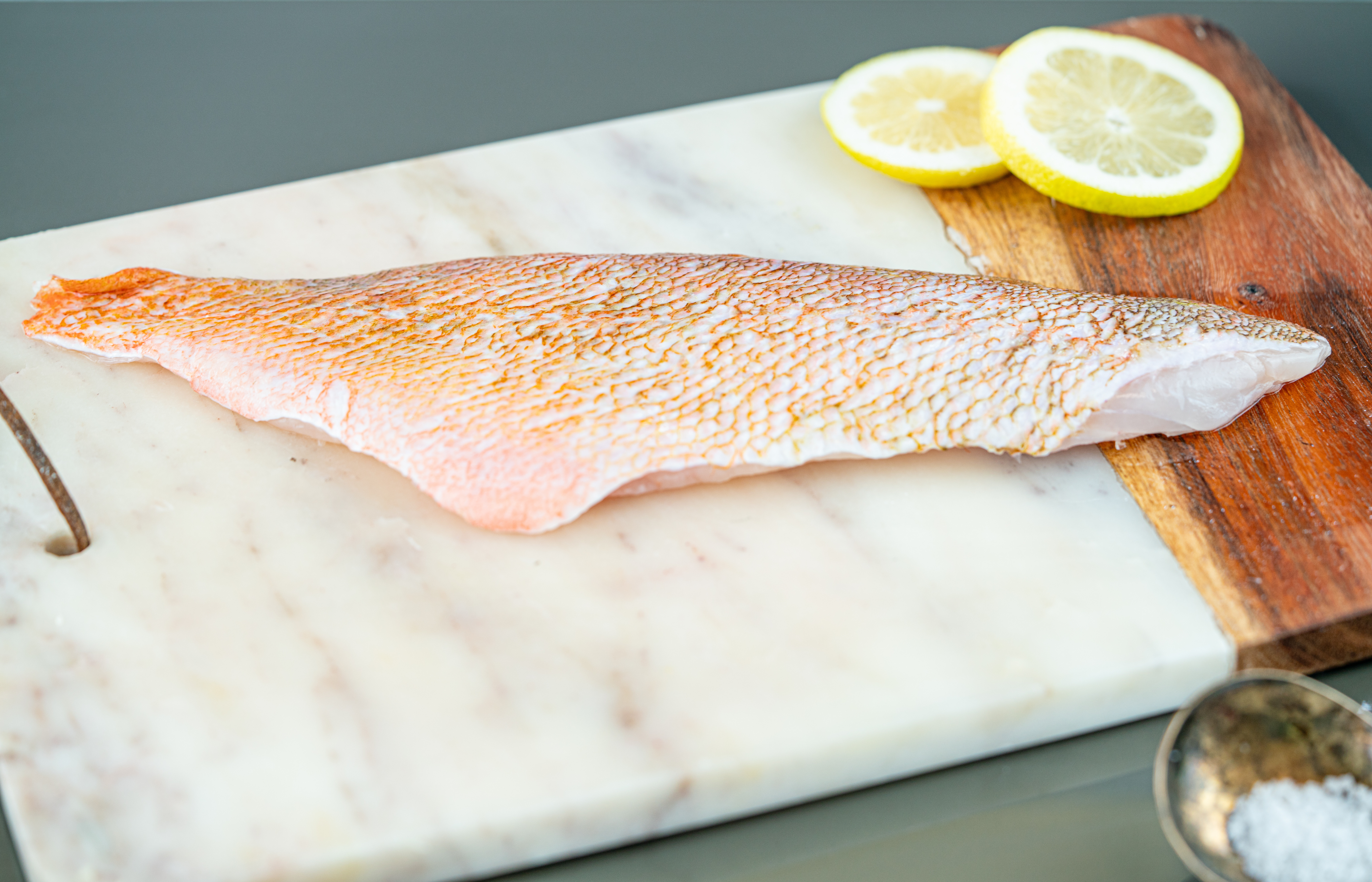 Rotbarschfilet mit Haut