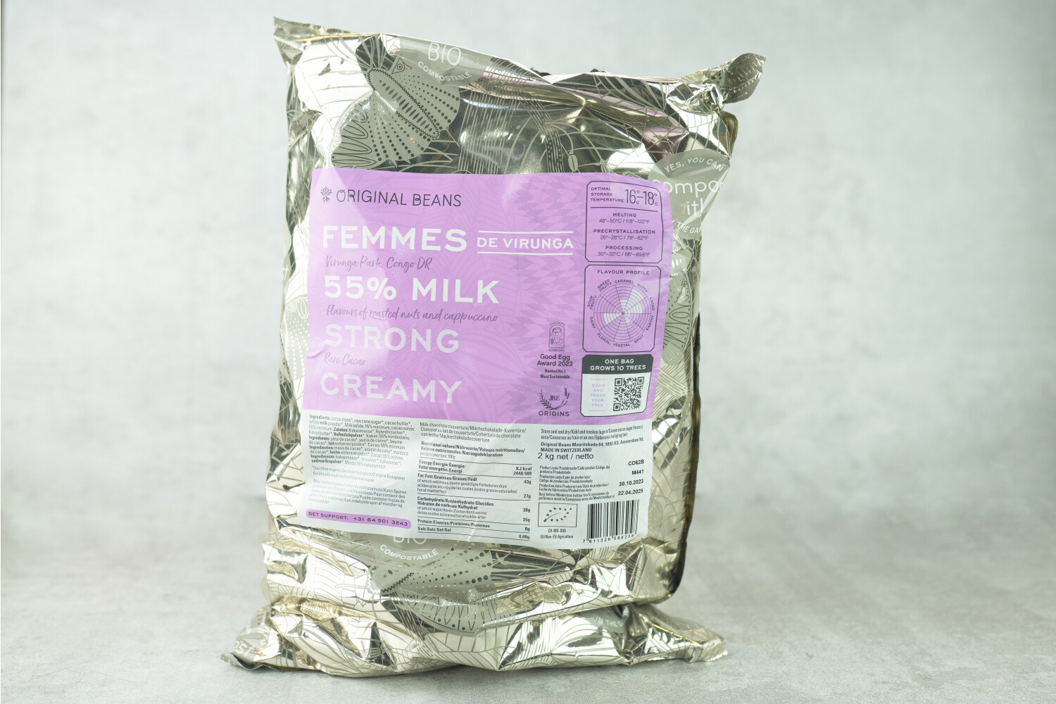 Kuvertüre 55% Femmes Virunga  I ORIGINAL BEANS