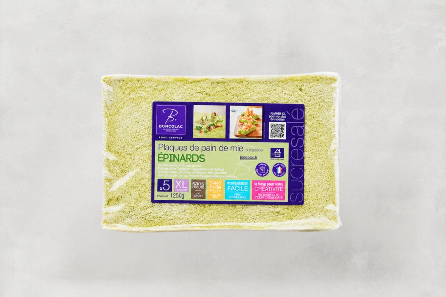 Tramezzini-Platten Spinat