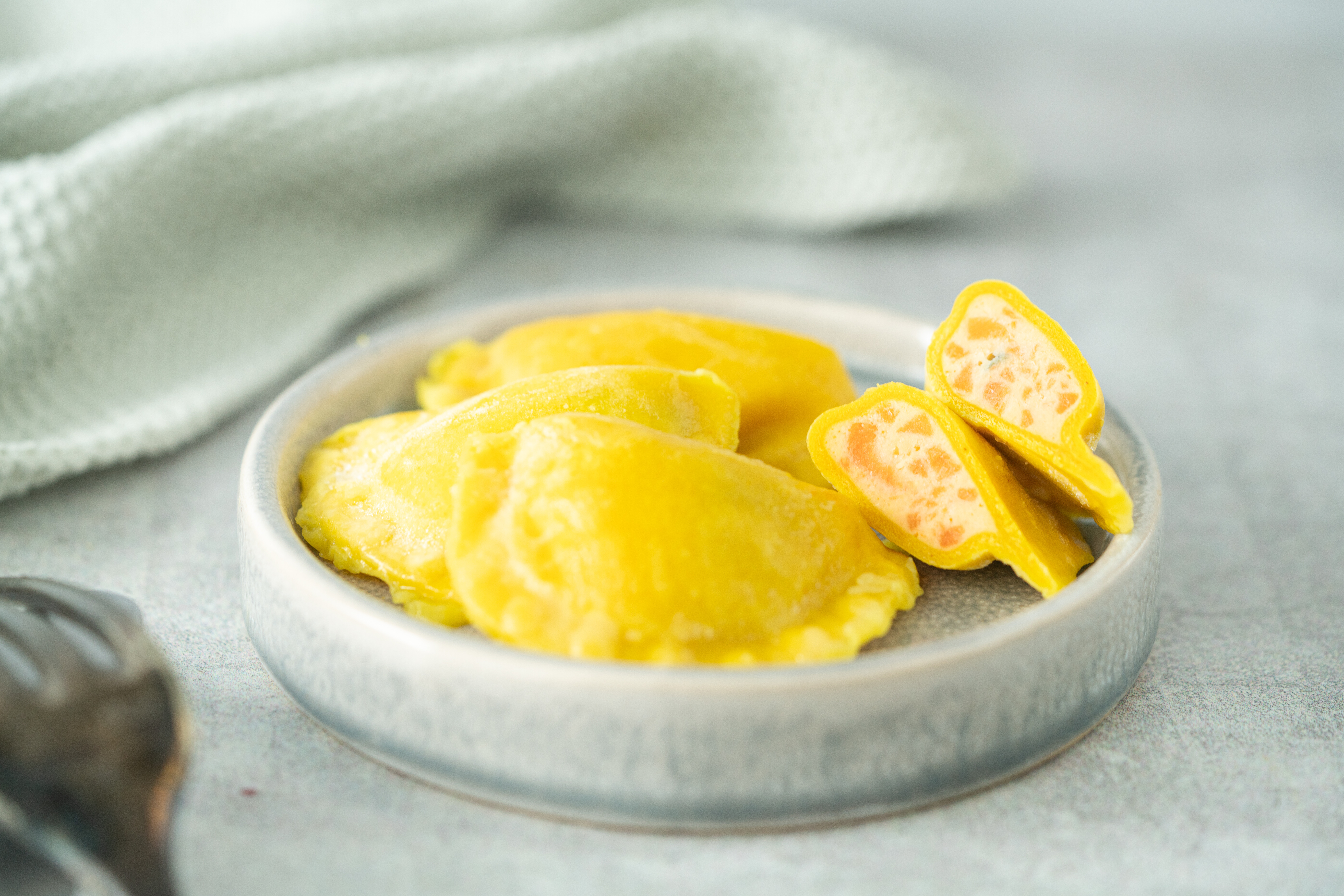 Ravioli Kürbis & geröstete Kürbiskerne