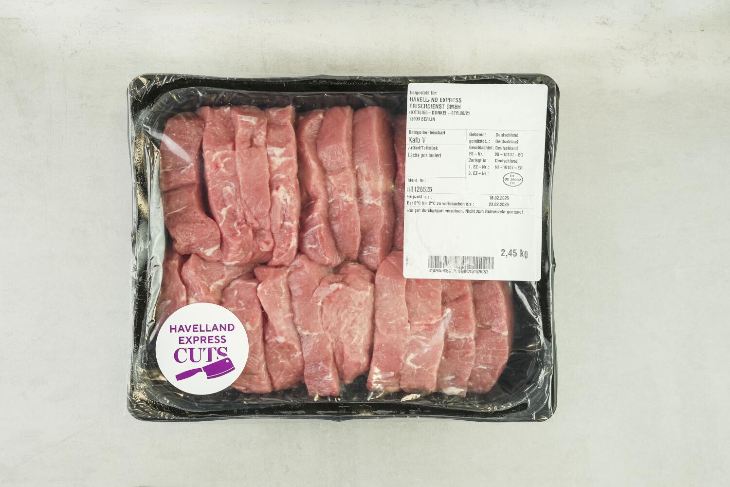 Kalbsrückensteak hell I HAVELLAND CUTS