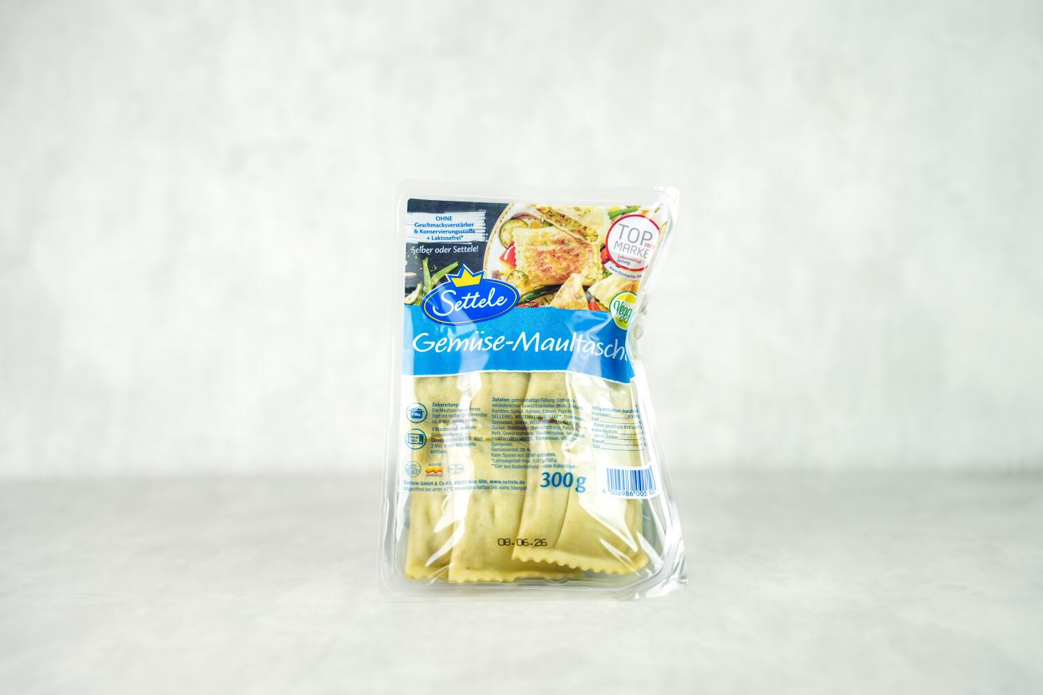 Gemüse-Maultaschen