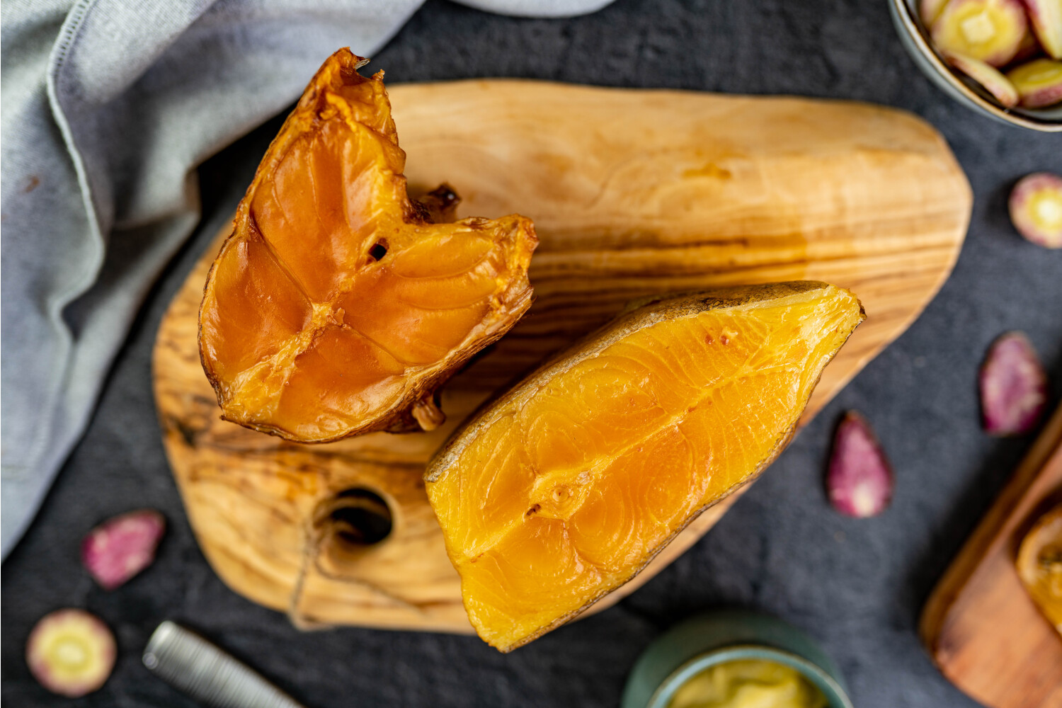 Heilbuttsteak geräuchert