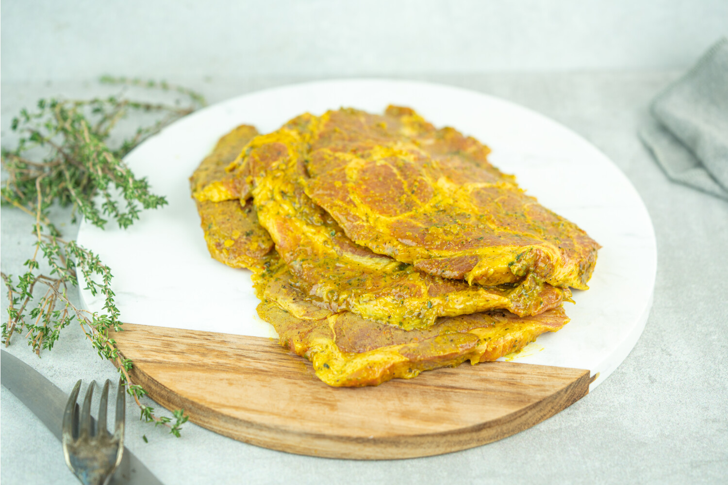 Schweinekammsteak I ECHT HAVELLÄNDER APFELSCHWEIN