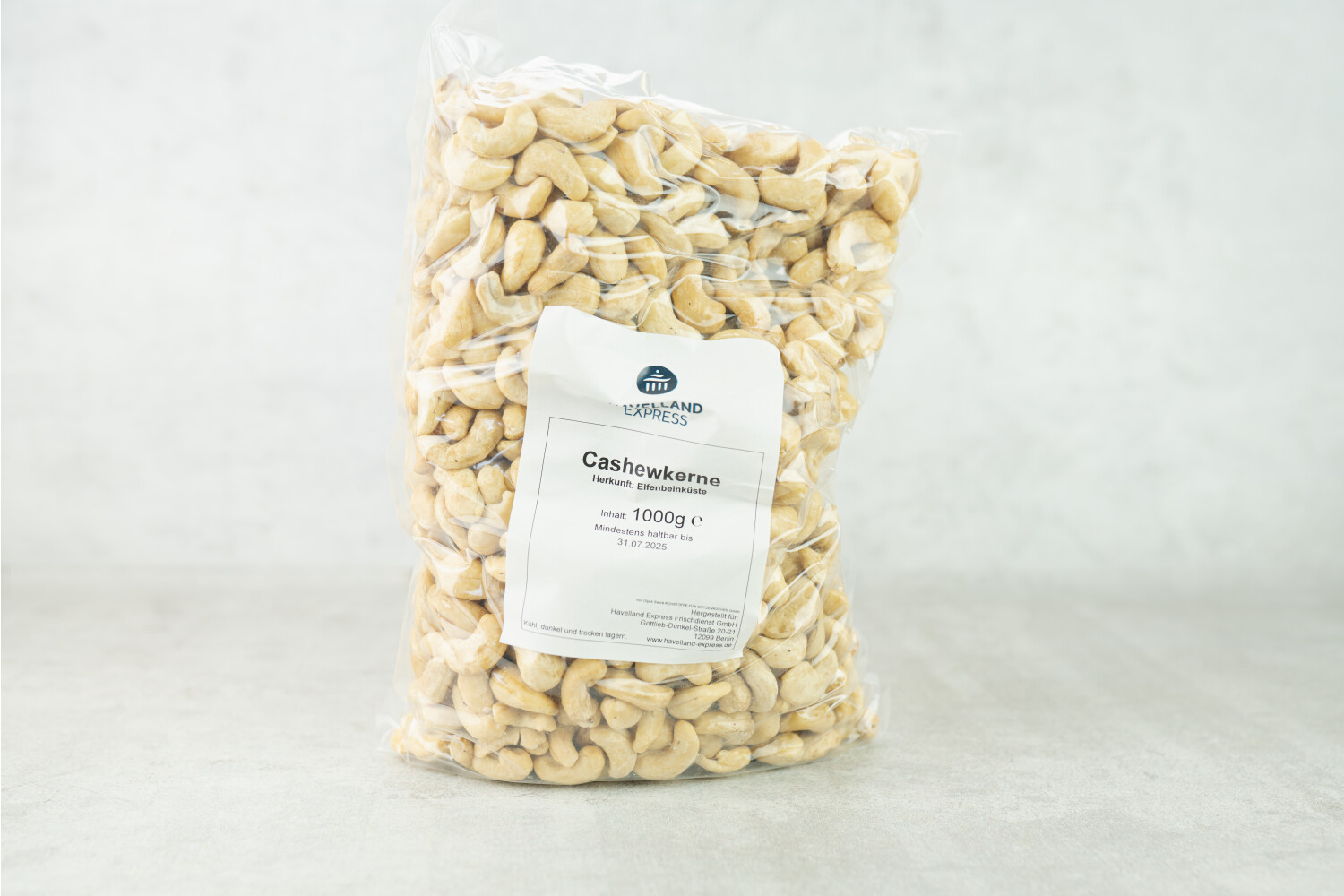 Cashewkerne ungesalzen