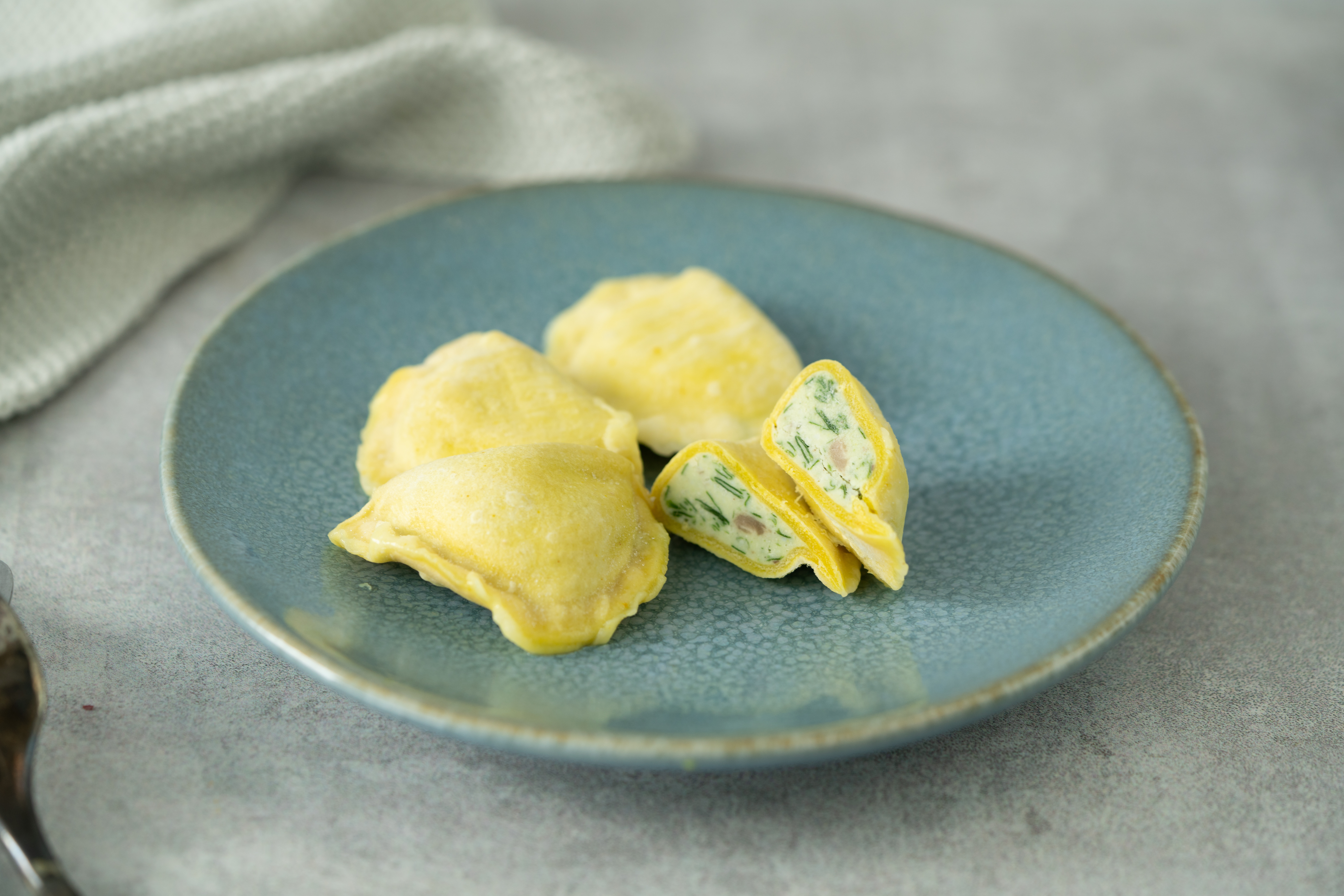 Ravioli Bärlauch & Champignon