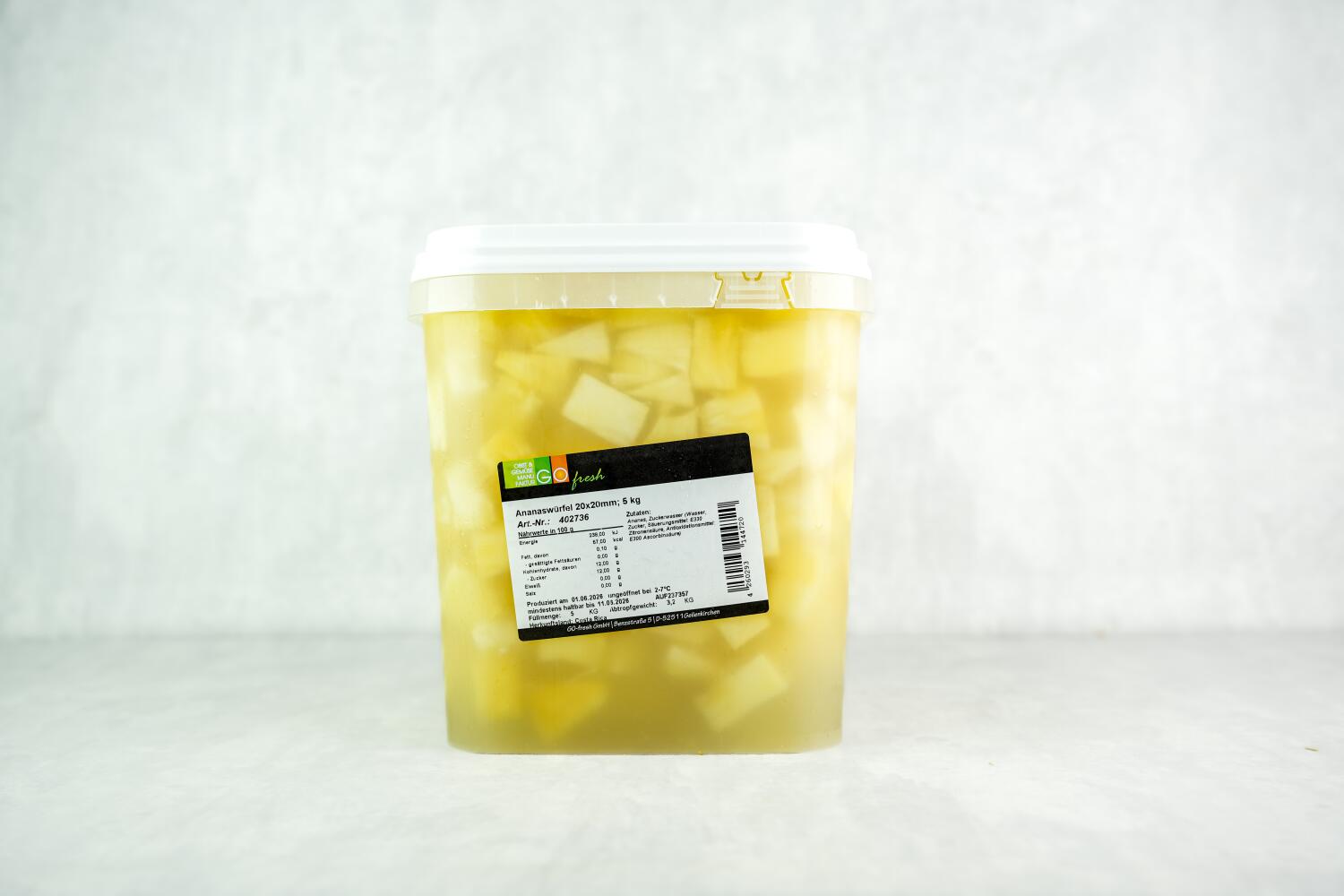 Ananas-Würfel
